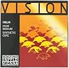 Thomastik VI100 Strings for Violin Vision Synthetic Core Set 4/4 Medium Removable Ball Focussed Tone Pure and Open