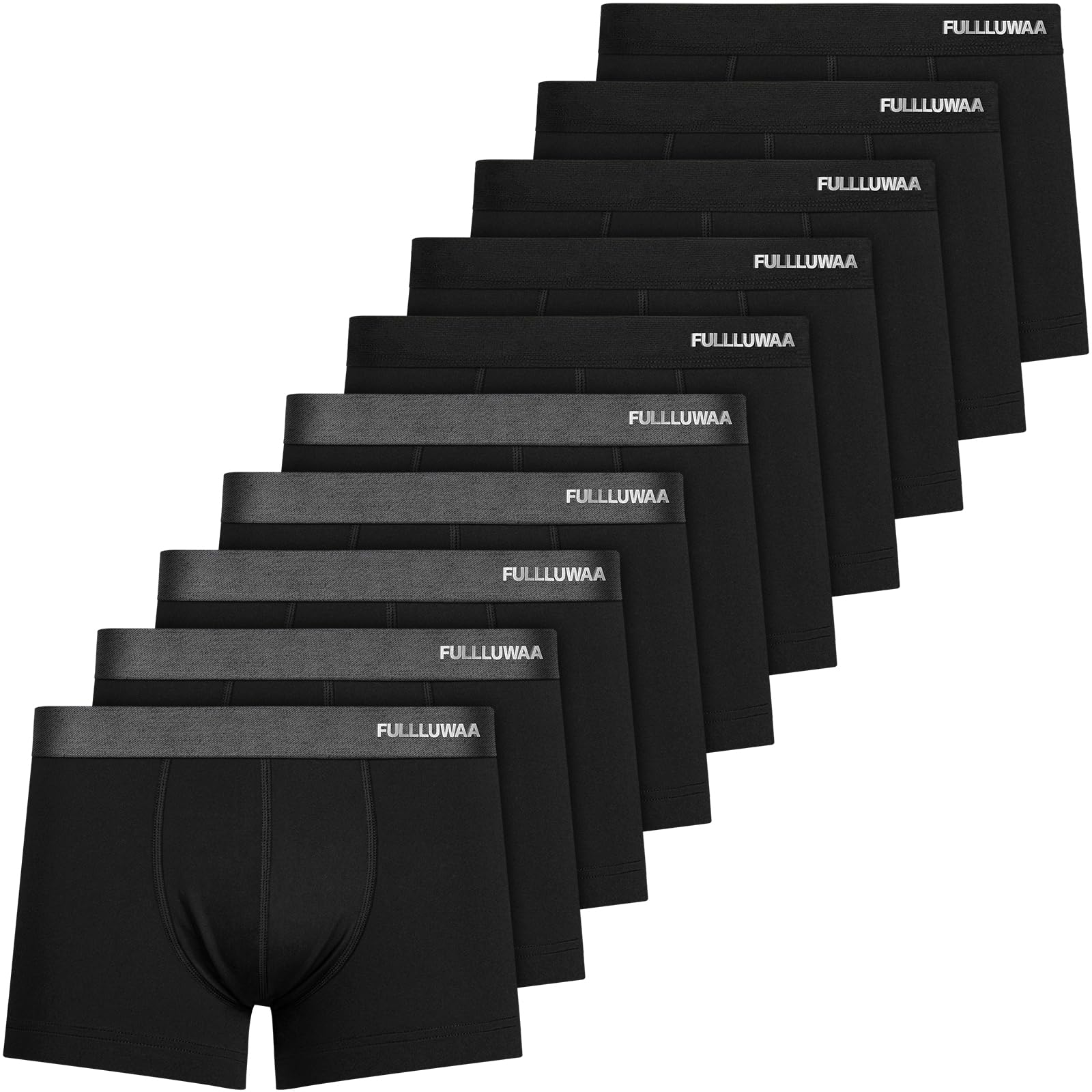 Fulllluwaa Boxer Uomo 10 Pezzi – 95% Cotone, Elasticità, Taglia M-4XL, Lavorazione Squisita & Tessuto Morbido
