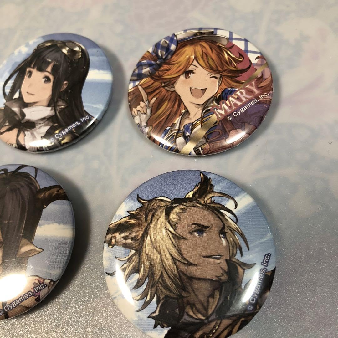 Amazon | グラブル グランブルーファンタジー 缶バッジ 7個セット