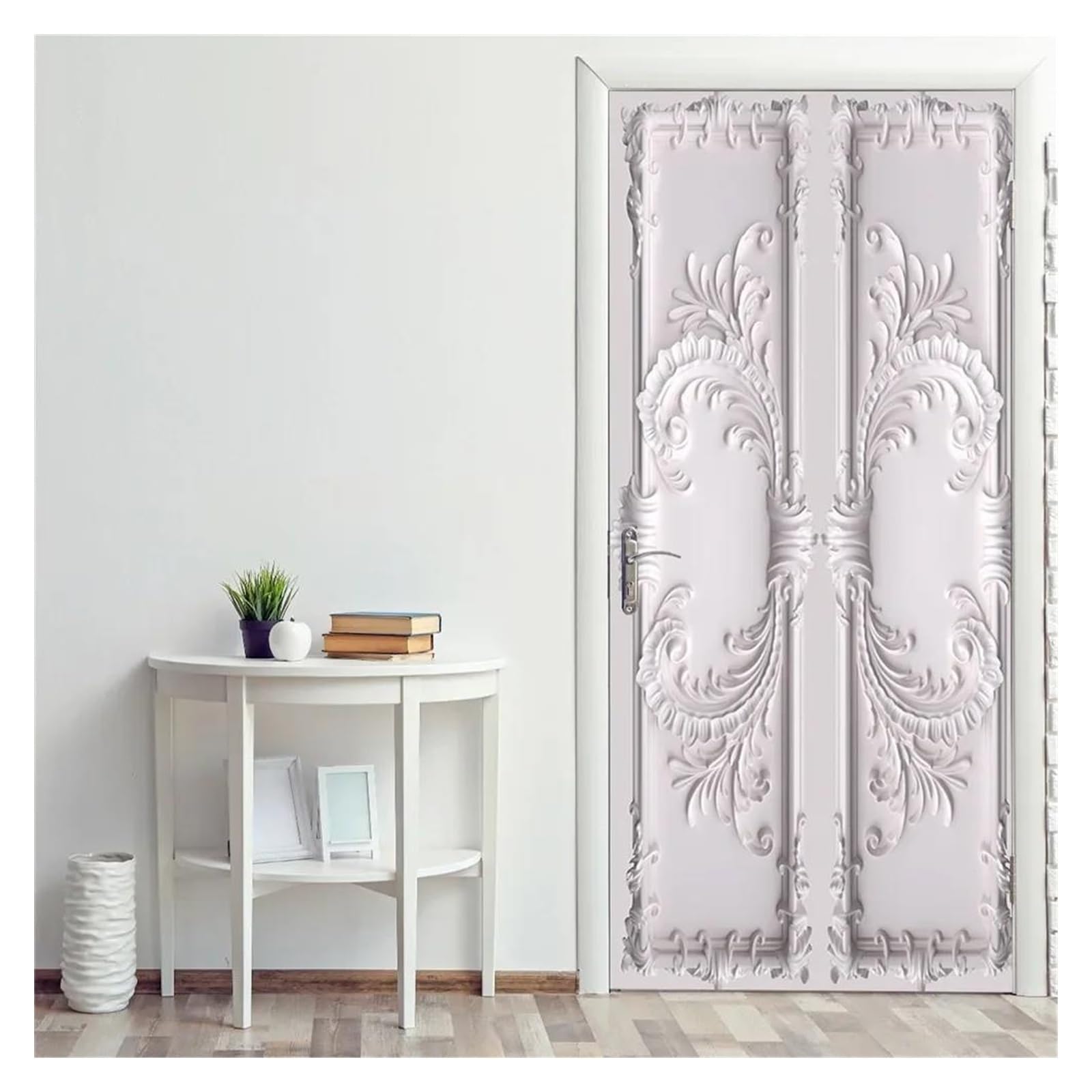 Sticker autocollants de porte paysage pour masquer les imperfections