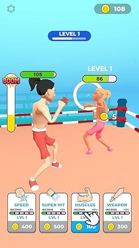 Clicker Boxer: Boxing simulator & tapping games