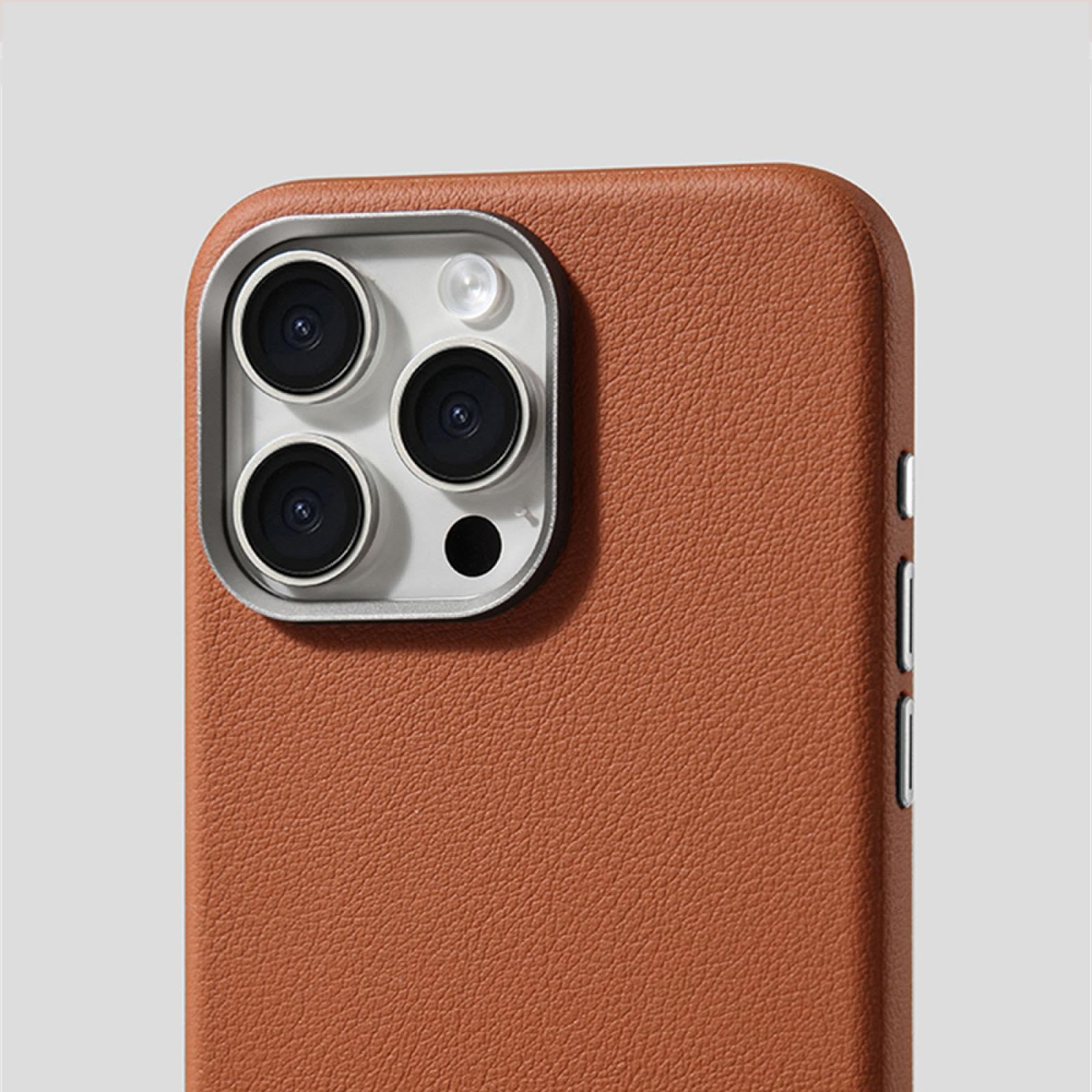 Étui magnétique de Luxe en Cuir PU pour iPhone 15, léger, Fin, avec Chargement sans Fil et Protection Antichoc (pour iPhone 15/PU Noir)