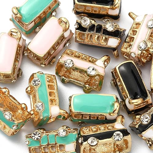 Vista 48 de LiQunSweet 80 unidades de 4 estilos de dientes saludables para cepillo de dientes, dientes esmaltados, mini dijes para hacer joyas, accesorios