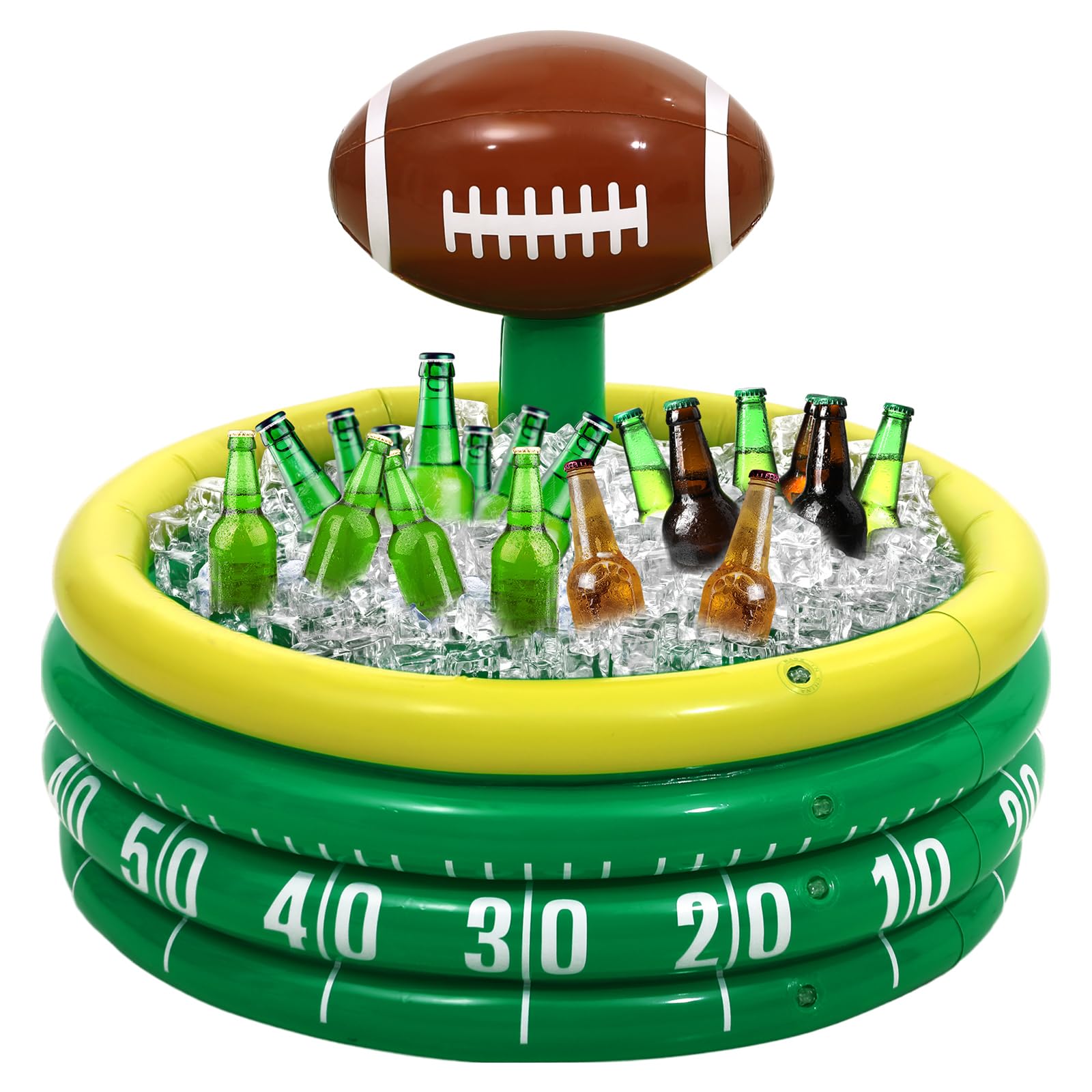 Photo 1 of Bencailor Inflatable Cooler Football Drink Cooler Toss Party Decoration