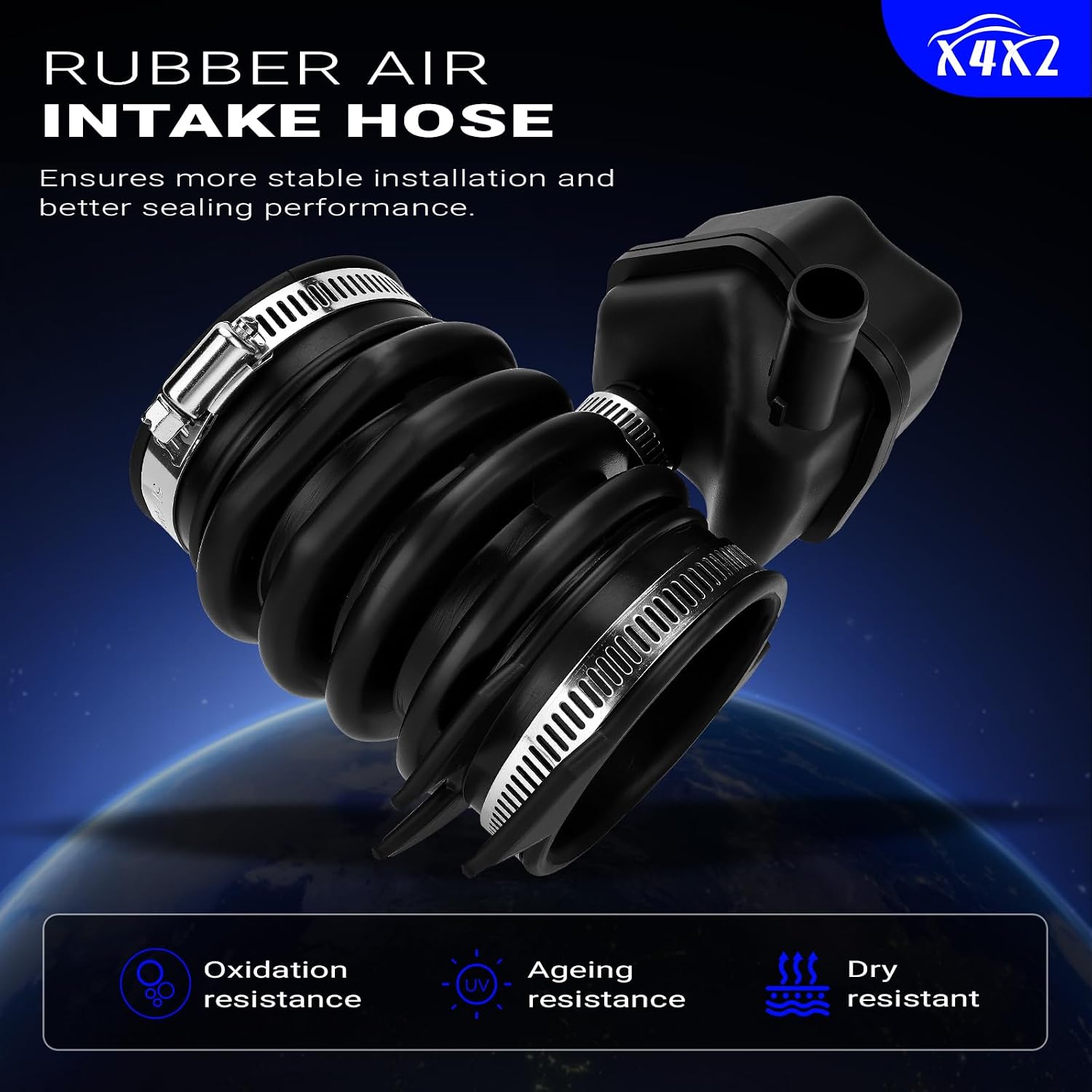 16576-1HK0A Air Cleaner Intake Hose Tube for 2012 Nissan Versa 1.6L/1.8L L4 Replaces 165761HK0A