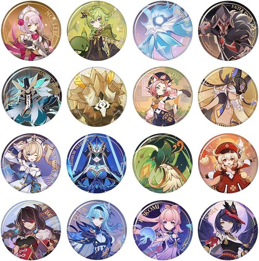GENSHIN IMPACT Genius Invokation TCG Competition Series Tinplate Character Badge - Beidou