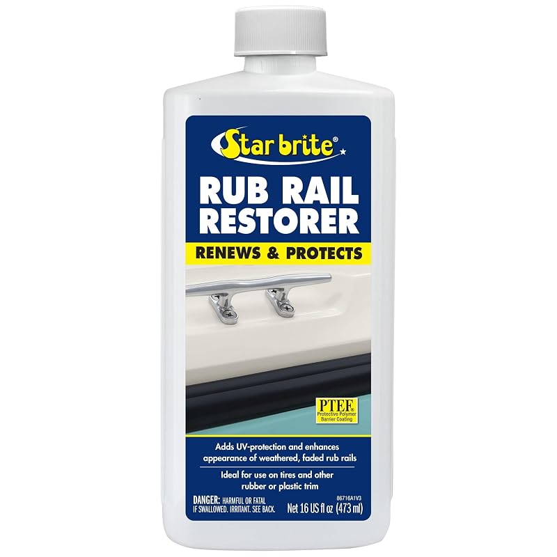 STAR BRITE Spray Restaurador e Protetor para Frisos de Borracha e Plástico com PTEF