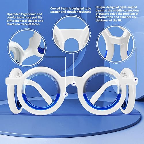 Miniatura 9 de Lentes para mareo por movimiento, gafas para enfermedad de automóvil, aliviar el mareo, mareo y mareo, gafas antináuseas y vértigo, sin lentes