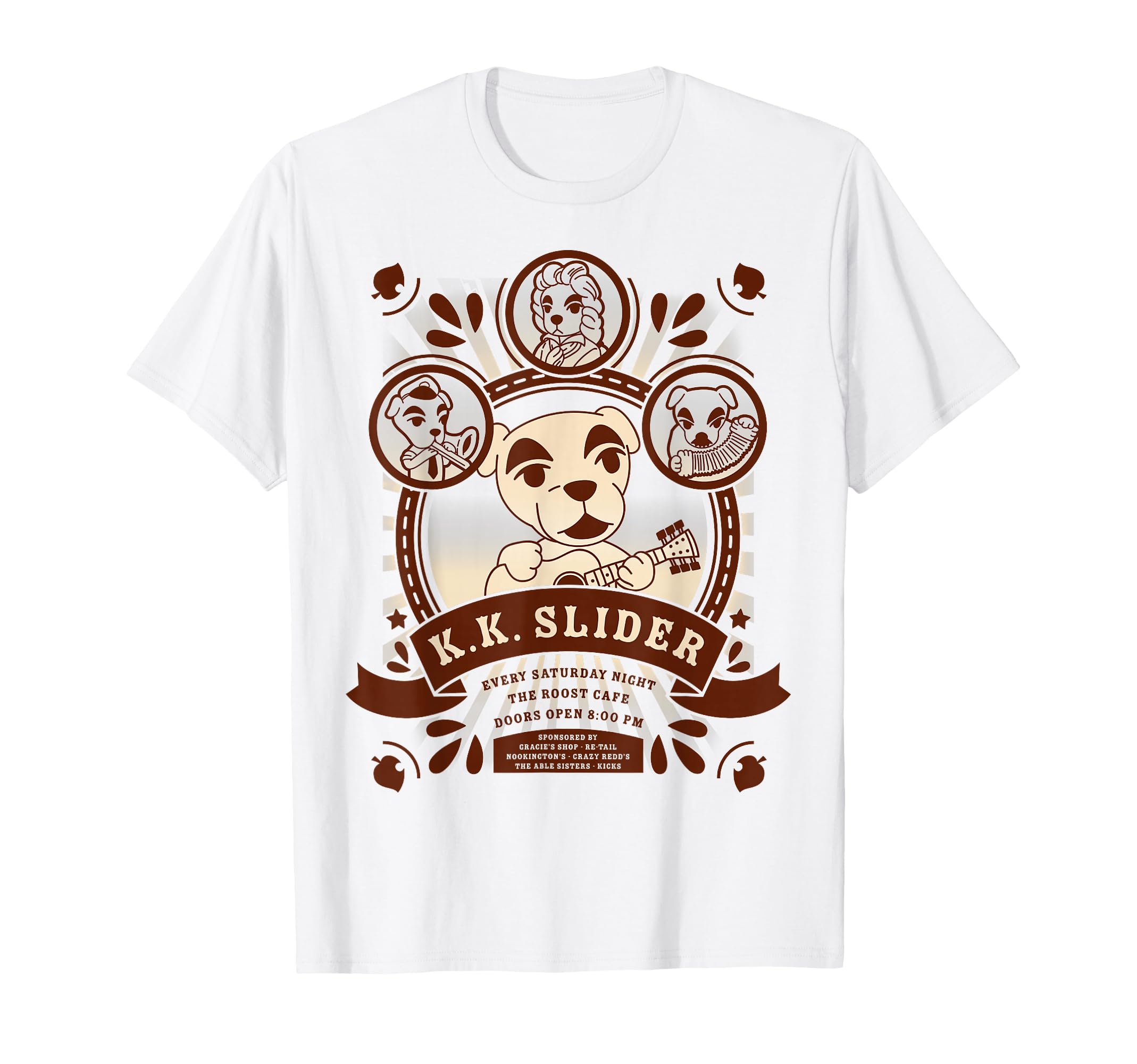 Animal Crossing K.K. Slider at The Roost Nintendo Logo T-Shirt