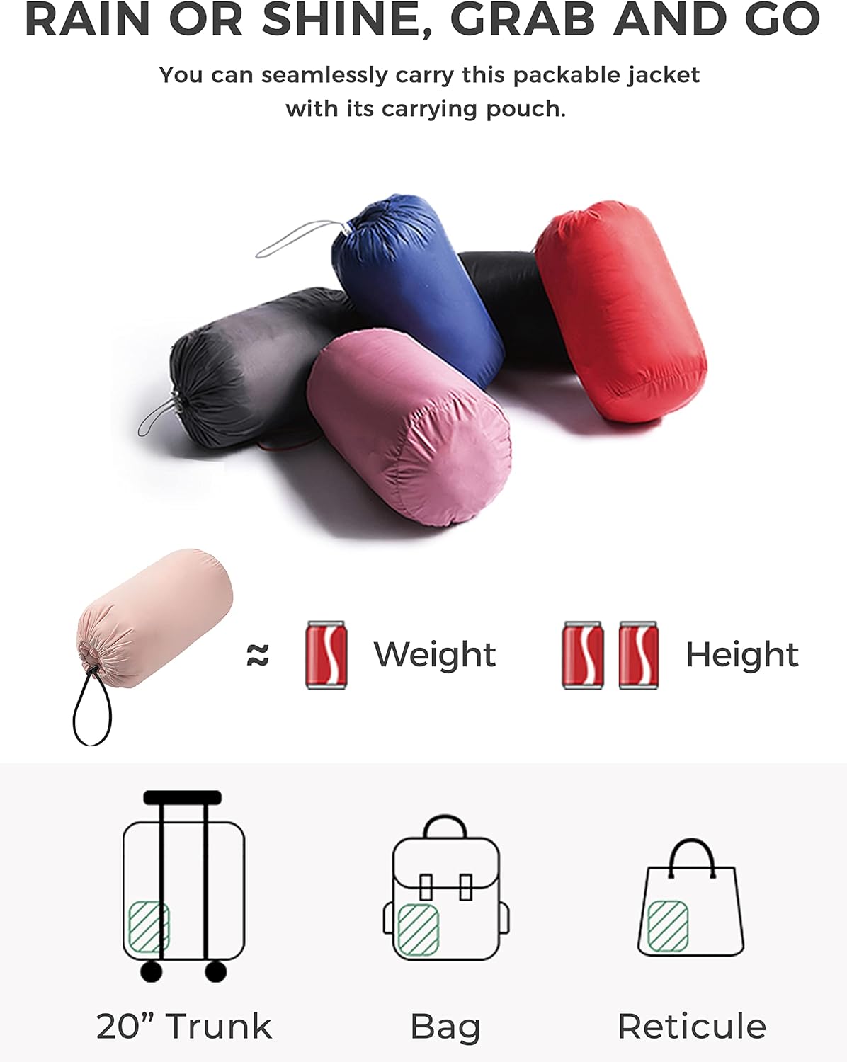 Wantdo Women's Hooded Packable Ultra Light Weight Short Down Jacket - Image 4