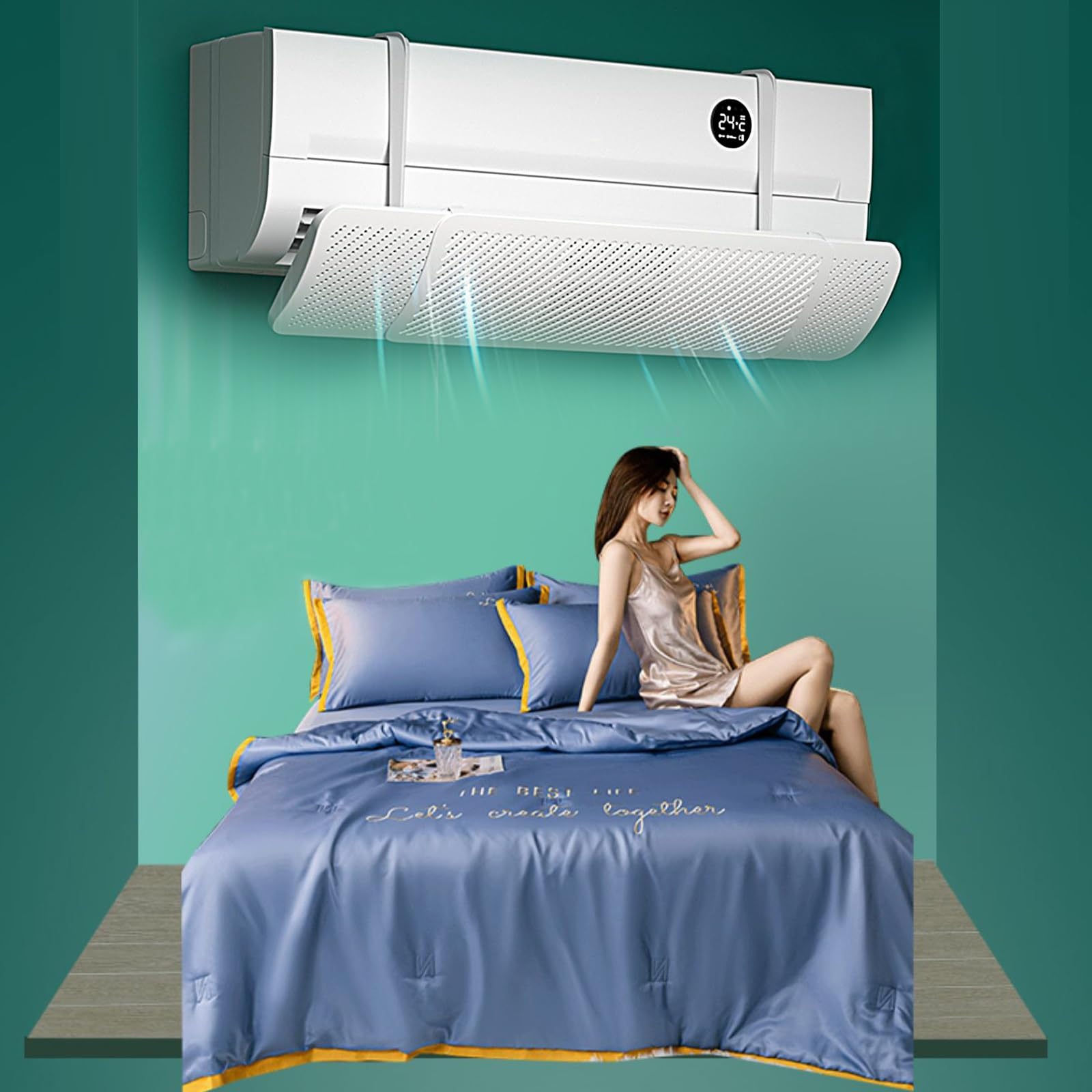 Deflettore Universale Per Aria Condizionata - Regolabile Per Neonati E Anziani - Foto 9