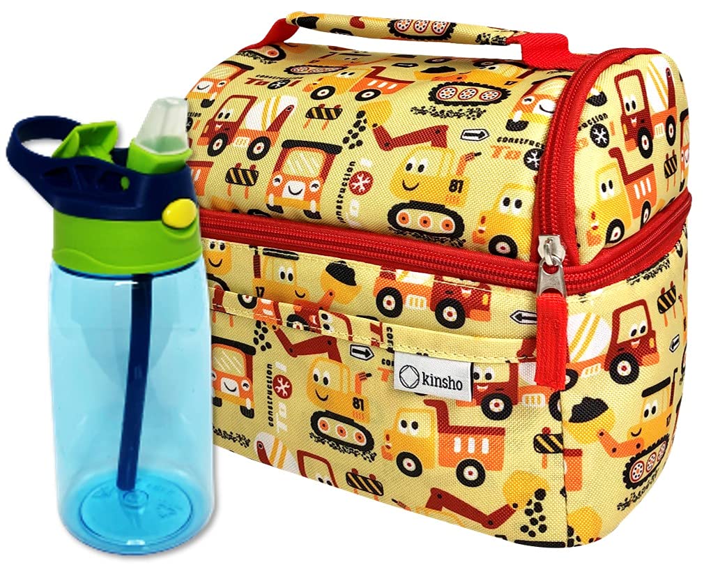 Buy Toddler Lunch Bag and Water Bottle Set, LunchBox for Boys Kids