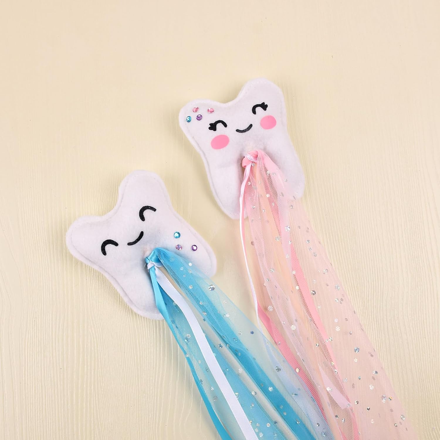 Portable Tulle Tooth Fairy Wand, Costume Accessory Prop, Halloween Event School Play S Party Decoration