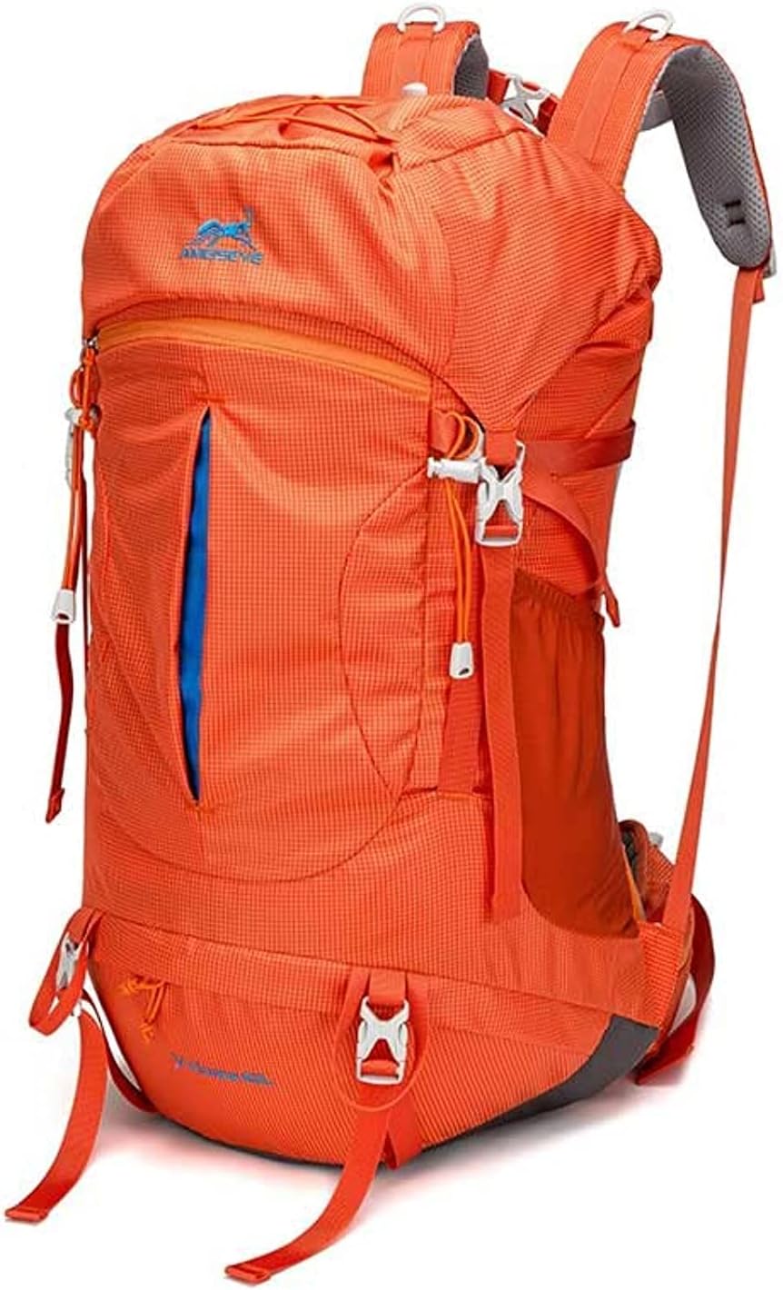 AMEISEYE 40L/50L/65L Lightweight Internal Frame Hiking Backpack Water Resistant Knapsack with Rain Cover for Camping Travel Trekking Climbing Backpacking Outdoor Adventure
