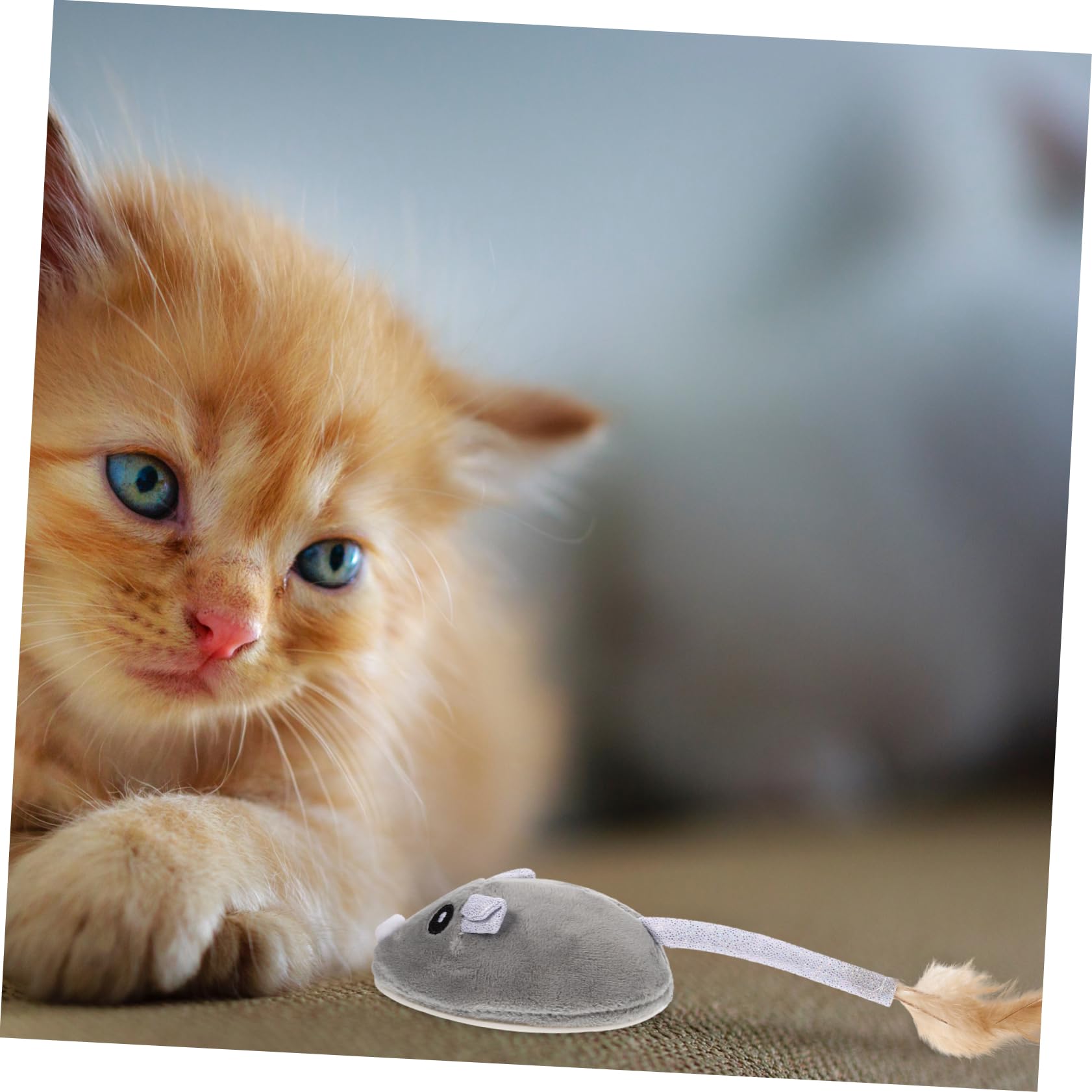Yardwe 3stücke Katzenminze Interaktives Spielzeug Für Kätzchen Mäuse Mit Geräuschen Fördert Bewegung Und Spielvergnügen Hält Ihre Katze Und Glücklich