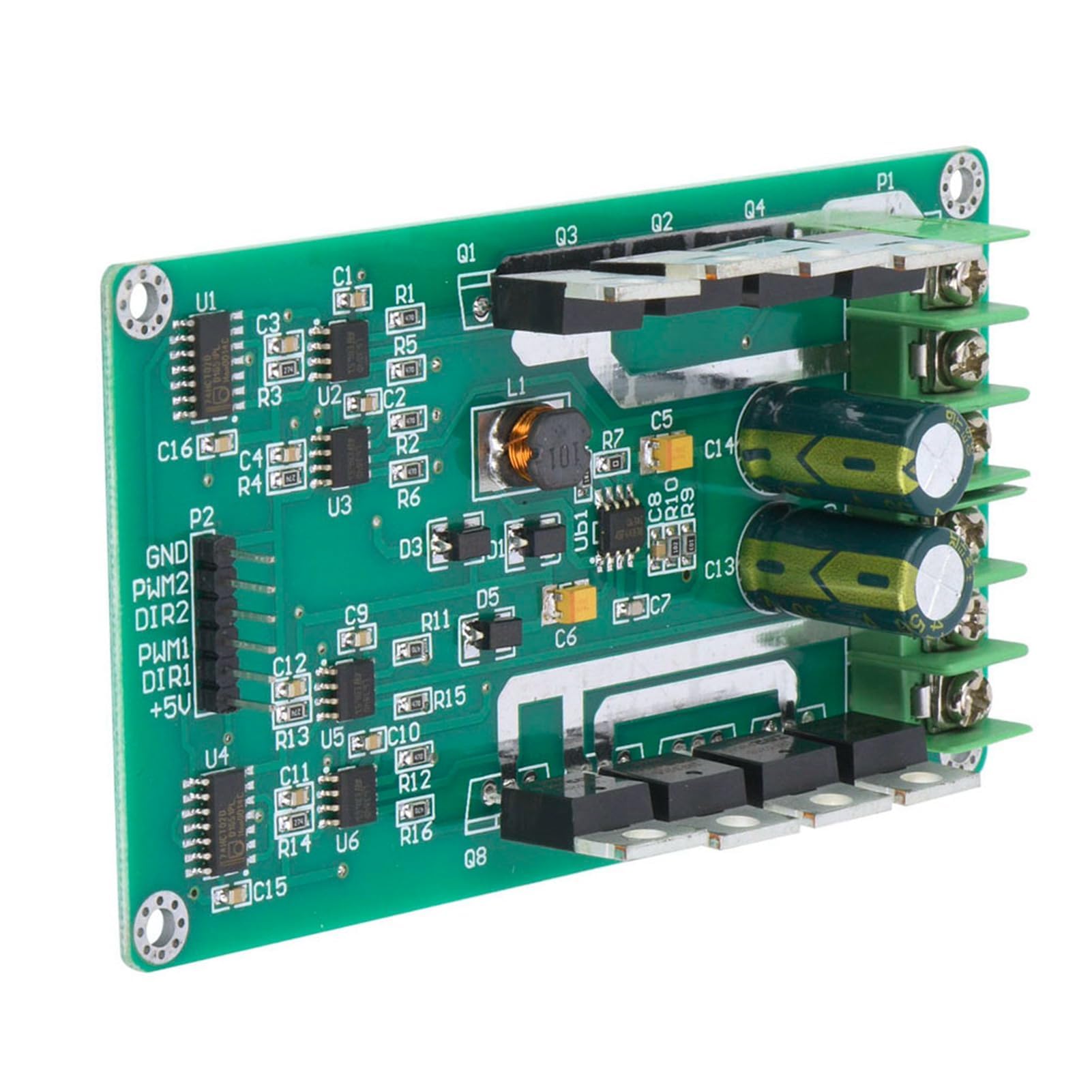 Ejoyous IRF3205 MOSFET, Freinage Évident Carte de Module de Moteur à Double Moteur à Faible Résistance Durable, pour la Modulation PWM 3-36V PEAP 30A Fonction de Freinage