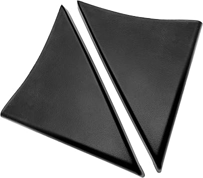 Front Door Upper Trim Panel Triangle Cover Driver and Passenger - Compatible with 2007-2013 Chevy Avalanche Silverado Suburban Tahoe, GMC Sierra Yukon Replaces 25857289 25857294