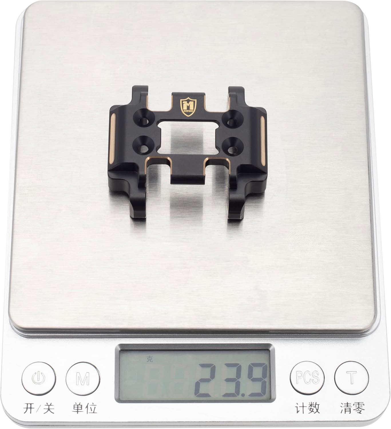 MEUS RACING 23.9g Brass Skid Plate for Redcat Ascent-18 Upgrades 1/18 RC Crawler Parts