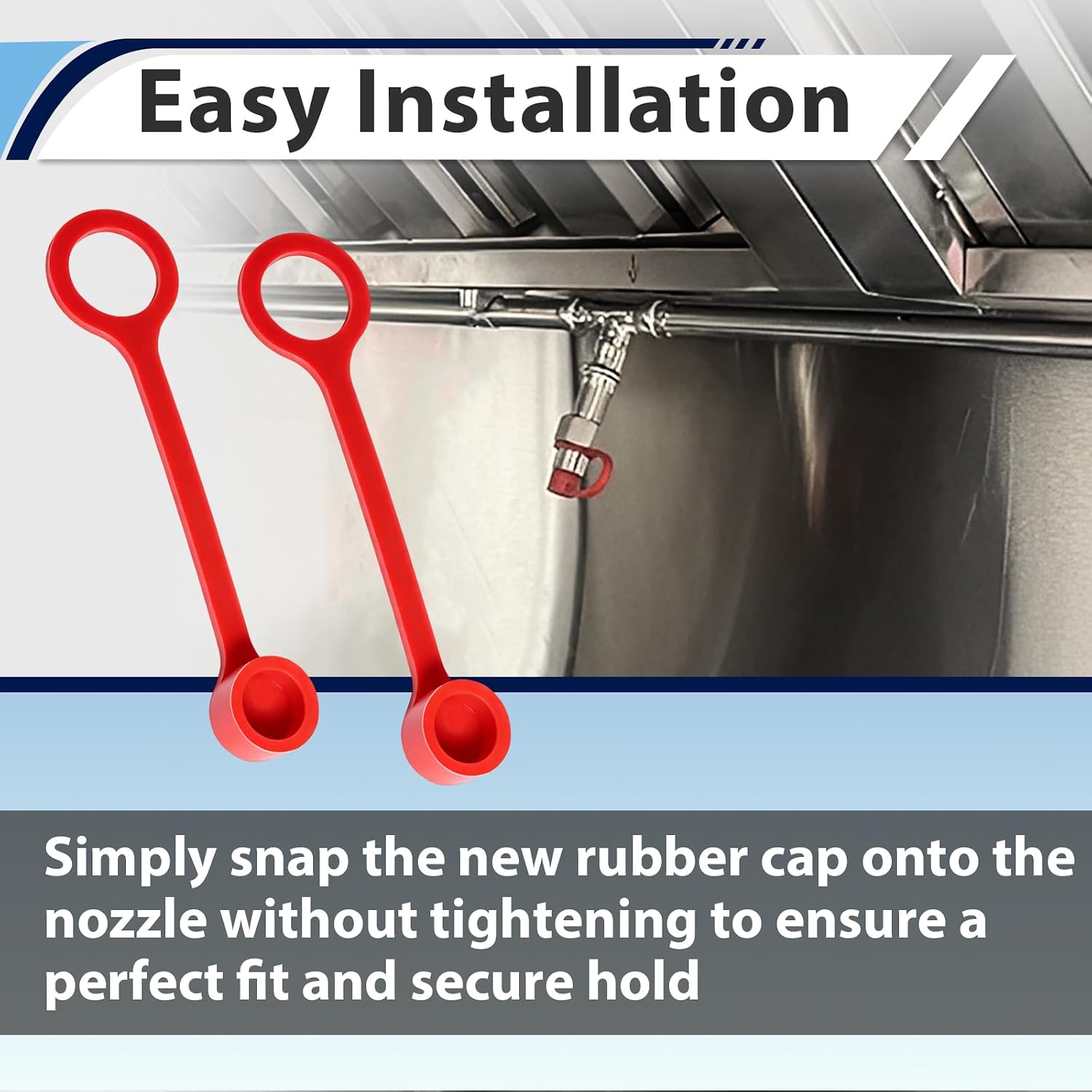 30PCS Rubber Blow Off Caps Fit for Industrial Kitchen Fire Suppression, Blow Off Caps Compatible with Ansul R102 Piranha