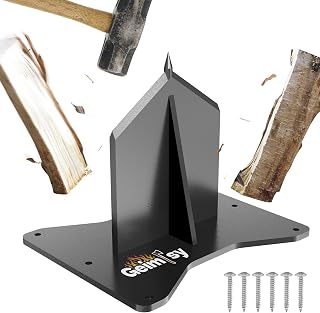 Firewood Kindling Splitter for Wood Stove Fireplace and Fire Pits, High Strength Structural Manual Log Splitter, Kindling Wood Splitter Cracker Wedge for Outdoor, Pointed Head (Style-B)