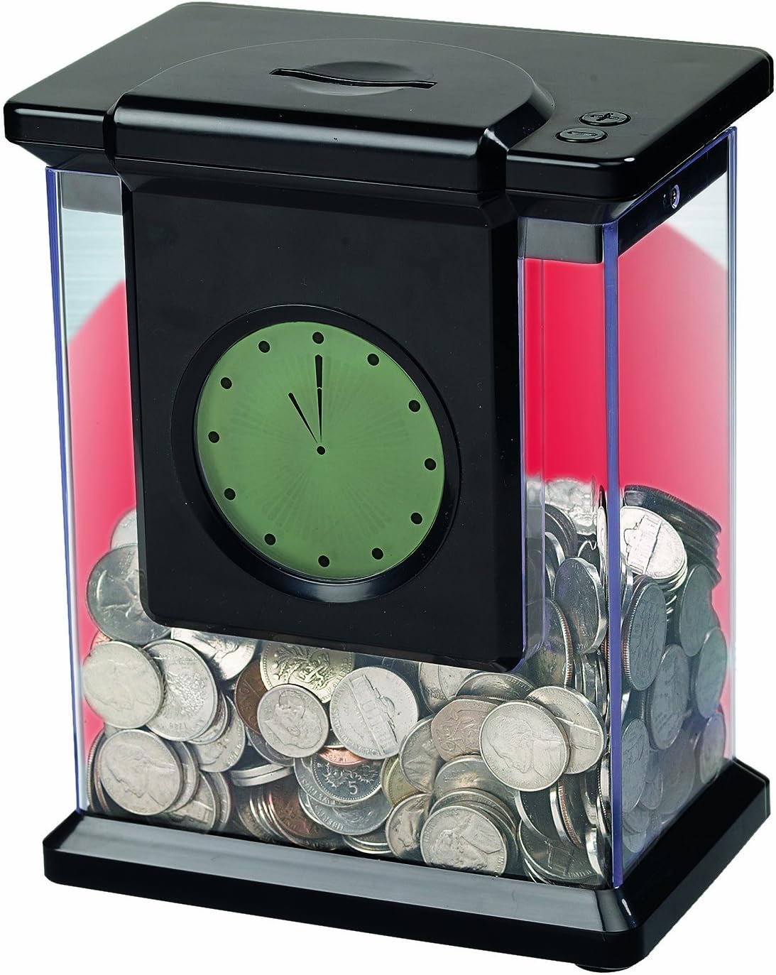 Perfect Solutions Digital Coin Counting Clock Bank Toys
