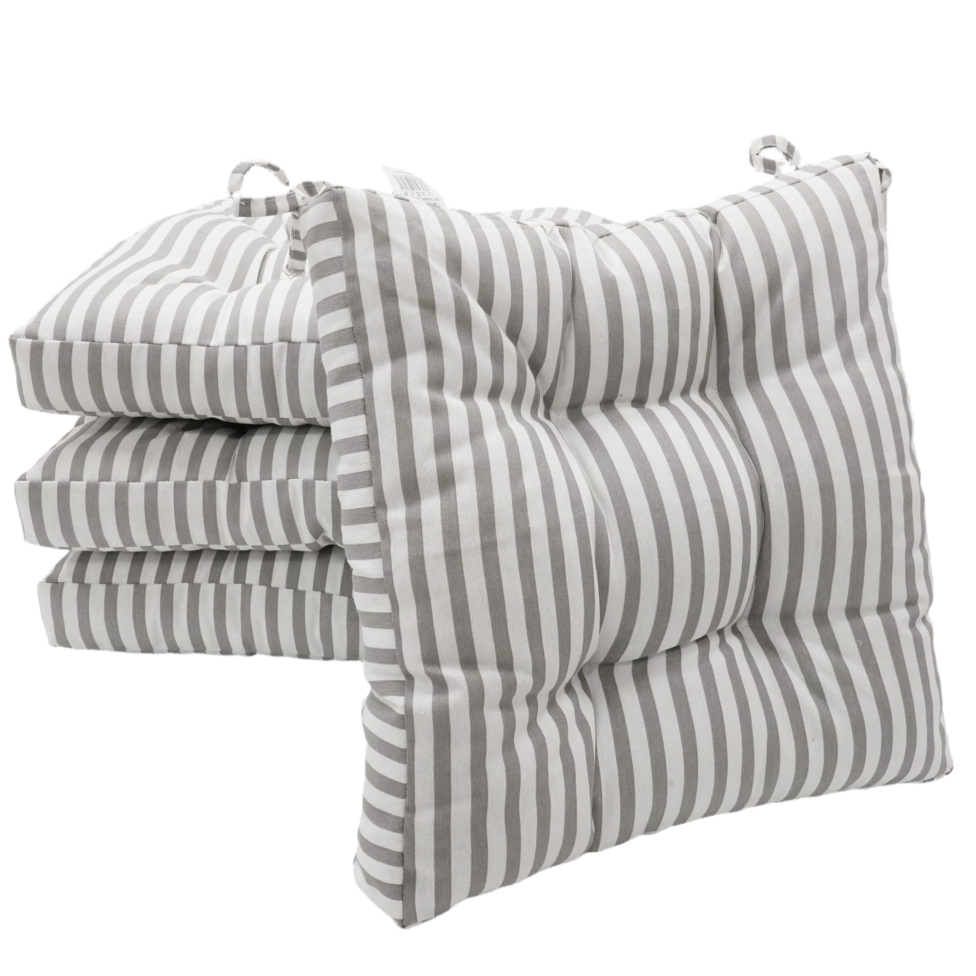 Viste tu hogar Pack 2 Cojines para Silla, 40x40x5 CM, Efecto Tridimensional, Relleno de 100% Poliéster, Ideal para Comedor, Terraza, Salón y Restaurante, Color Raya Beige, Fabricado en España — view 41