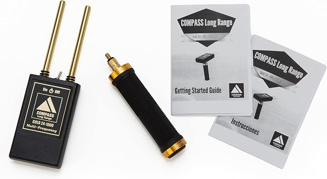 Gold 24-1000 Multi-Frequency - Professional Gold Detector with High Accuracy, Detects Gold Up to 3,300 Feet Away and 10 Feet Deep