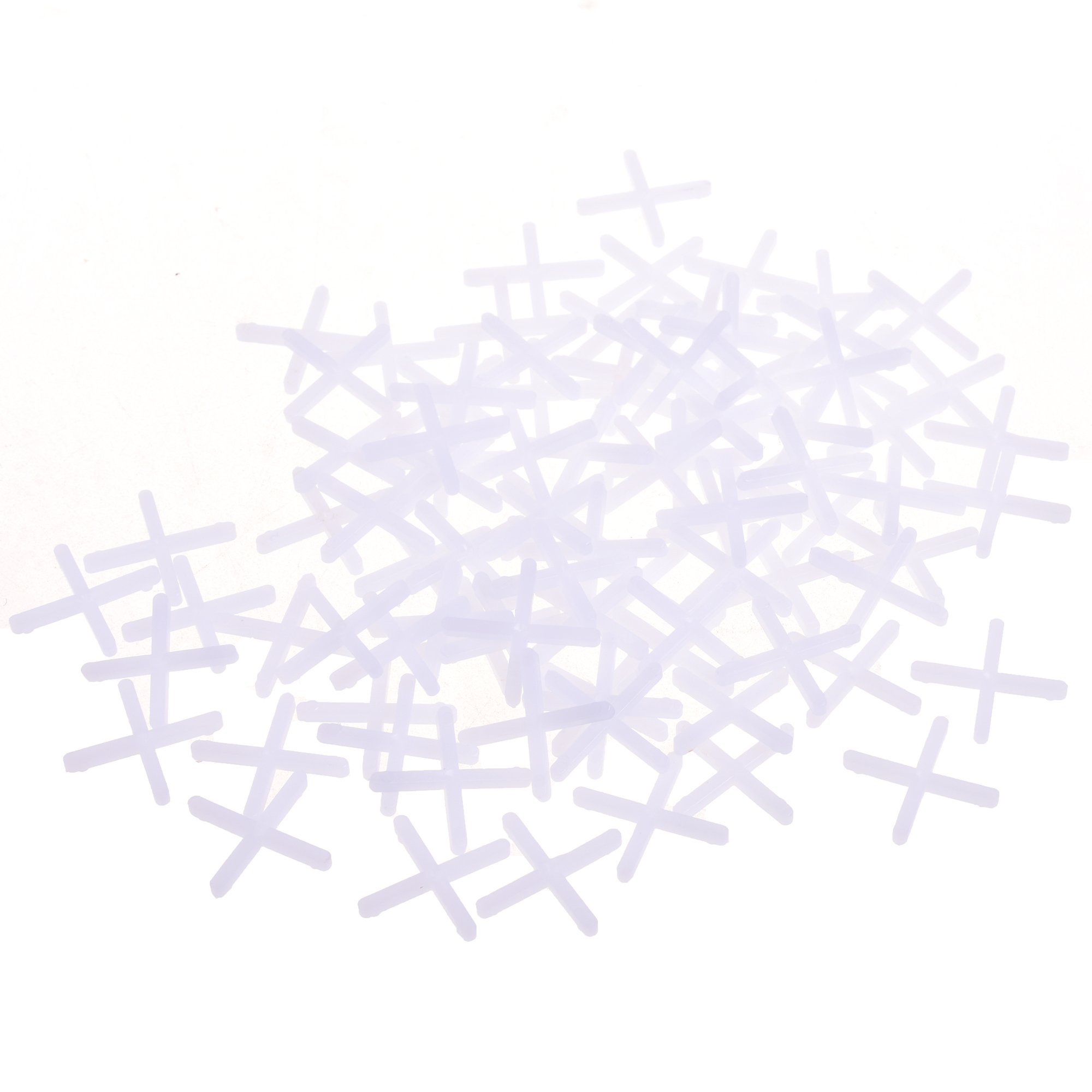 Cosmos Tile Spacers 2 mm Wide Tile Spacers Wall Floor Tile Plastic Spacers for Spacing of Floor or Wall Tiles, 500 Pcs, X Type