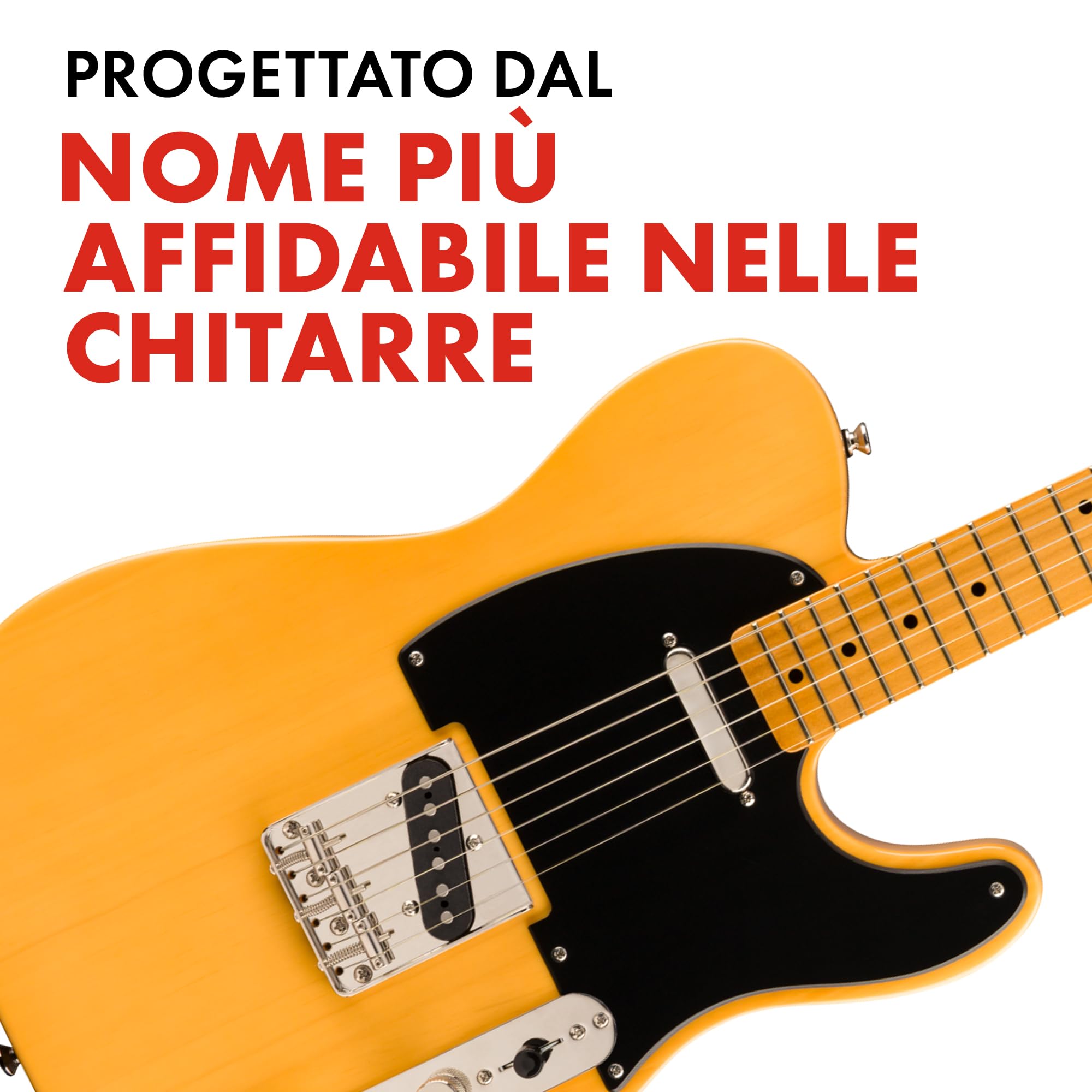 Squier by Fender Classic Vibe '50s Telecaster – Chitarra Elettrica, Tastiera in Acero, Butterscotch Blonde, Stile Vintage e Suono Autentico