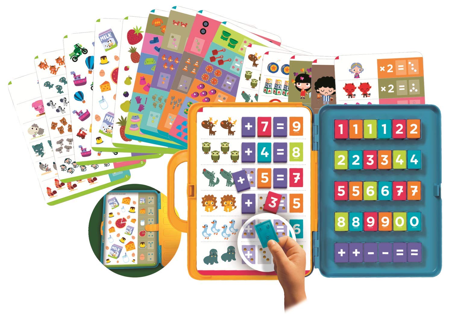 Jumbo Spiele J'apprends calculer - Jeu éducatif pour Les Enfants à partir de 4 Ans pour 2 à 4 Joueurs.