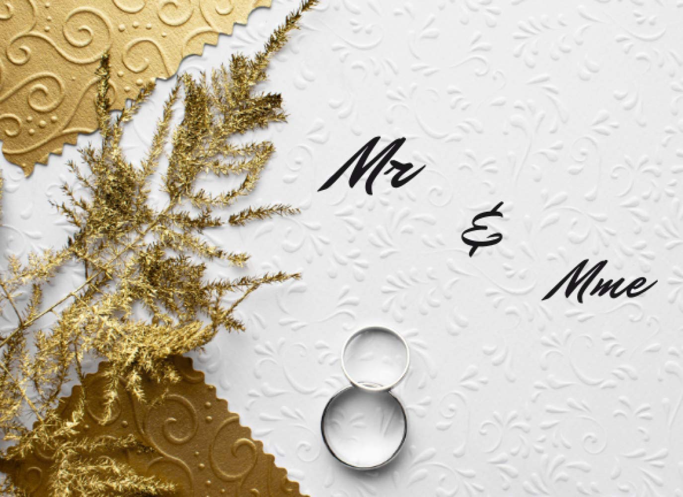 Mr & Mme: Livre d'Or Mariage, Guest Book mariage, livre d’invités de mariage, 98 Pages