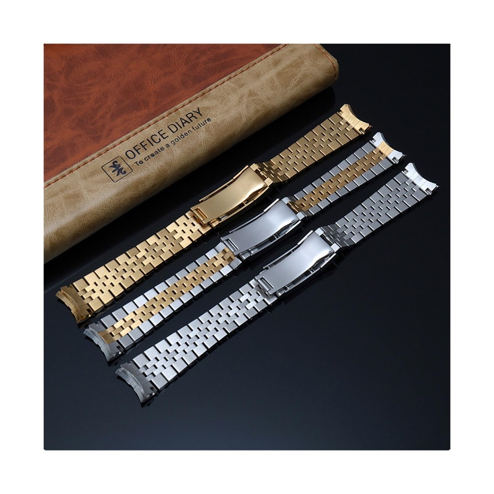Bracelets de Montre en Acier Inoxydable Bracelets de Montre en Acier Inoxydable(Silver)