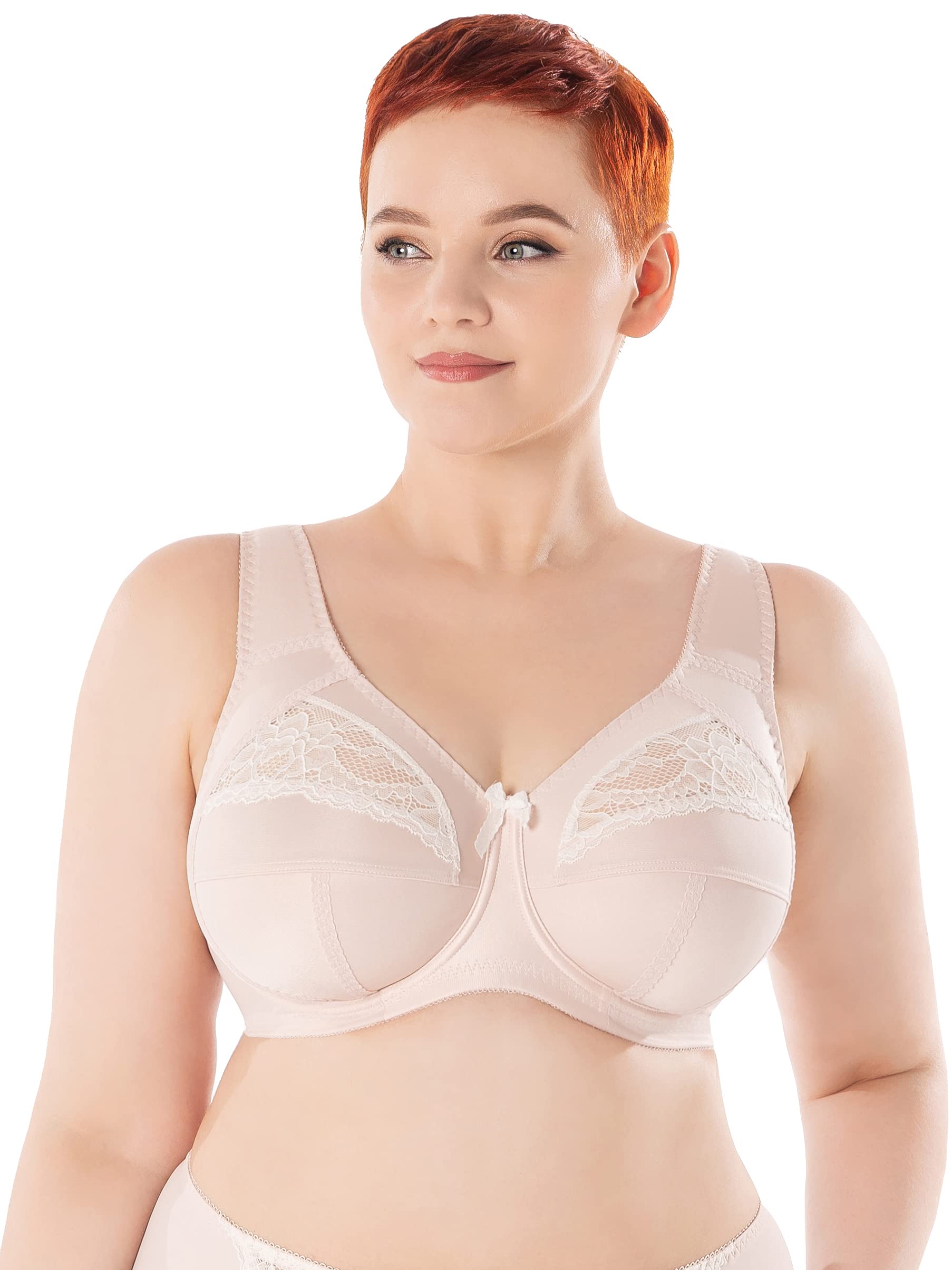 Sujetador Cómodo con Aros para Mujer – Sujetador para Mujer Suave y Cómodo, con Soporte y Elevación, y Que Evacúa la Humedad