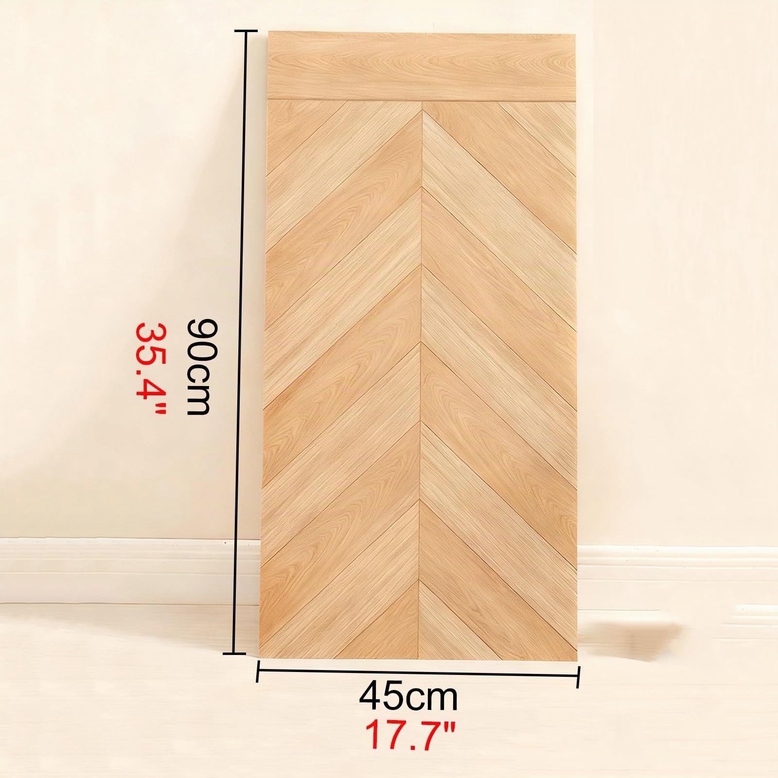 Paneles de Pared 3D Imitación Madera 5/10/50 Piezas 17.7x35.4" Panele Decorativos DIY de Alta Elasticidad Resistente Al Agua Auto-adhesivos Alta Cobertura Decoración Pared