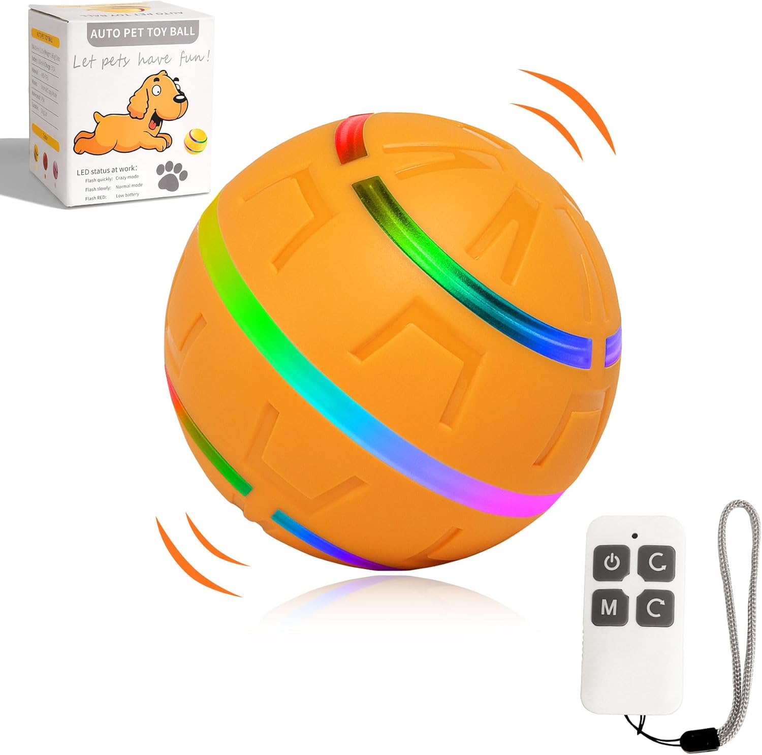 Interactive Dog Ball Toy, Peppy Pet Ball for Dogs, Dog