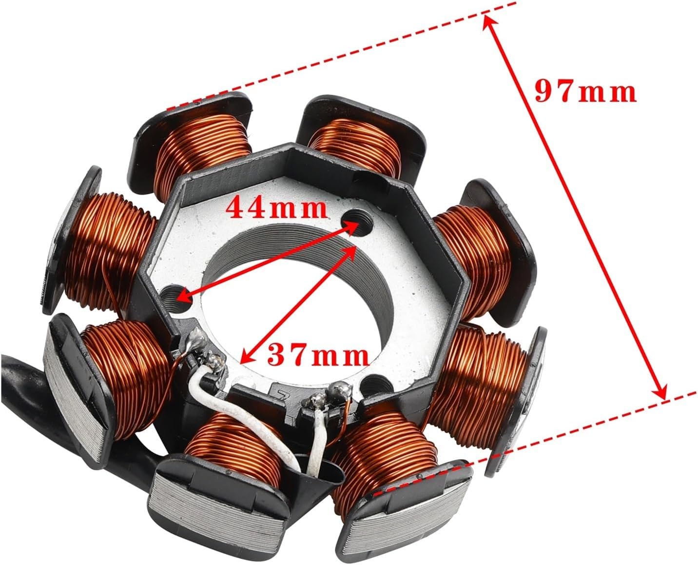 Alternator Stator 8 Coil For Y YBR125ED 2005-2006 YBR125ESD 2008 2009 2010 2011 2012