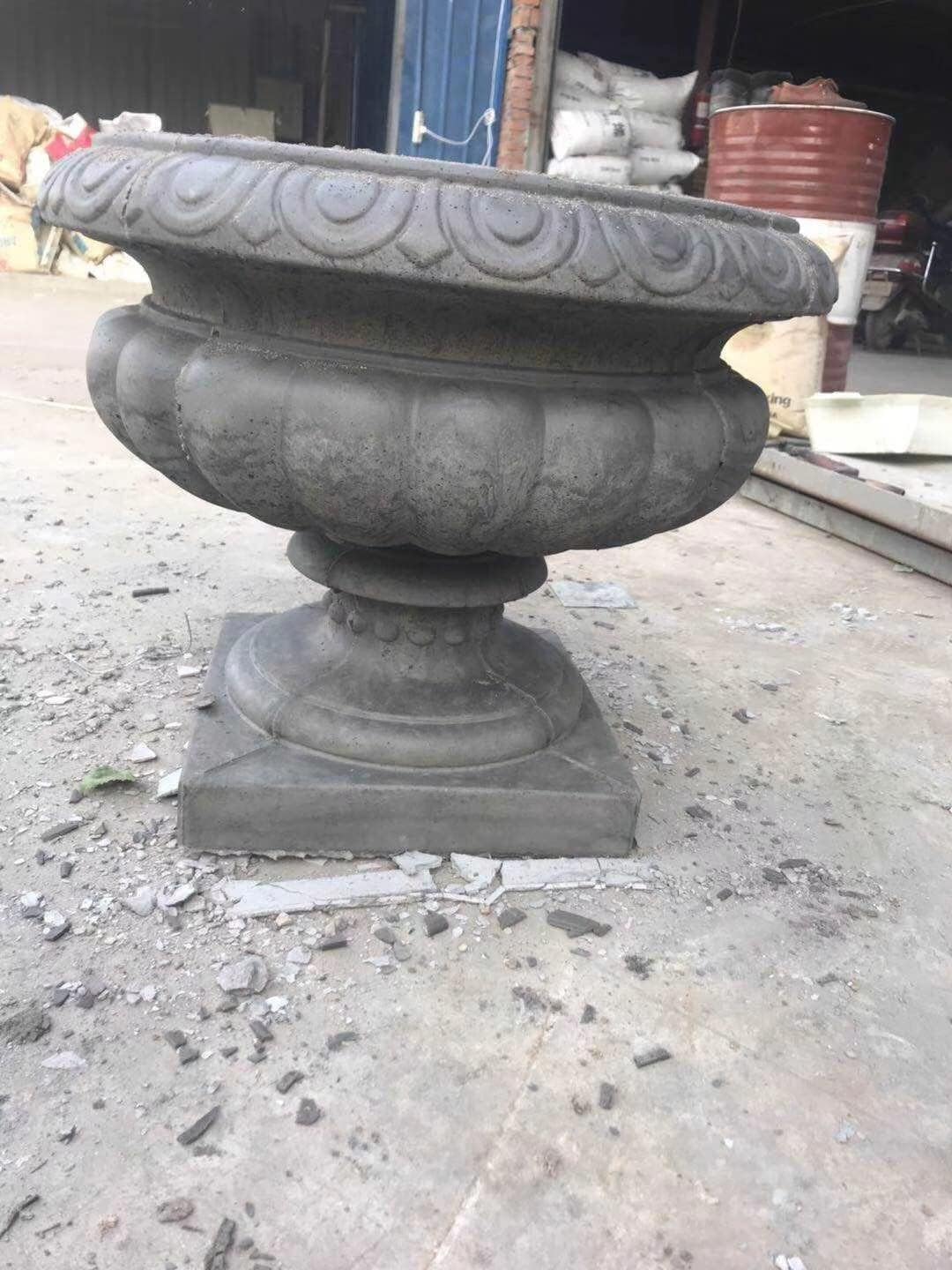 60cm 23.62in Reazone ABS Diameter Plastic Precast Concrete Flower Pot Planter Molds