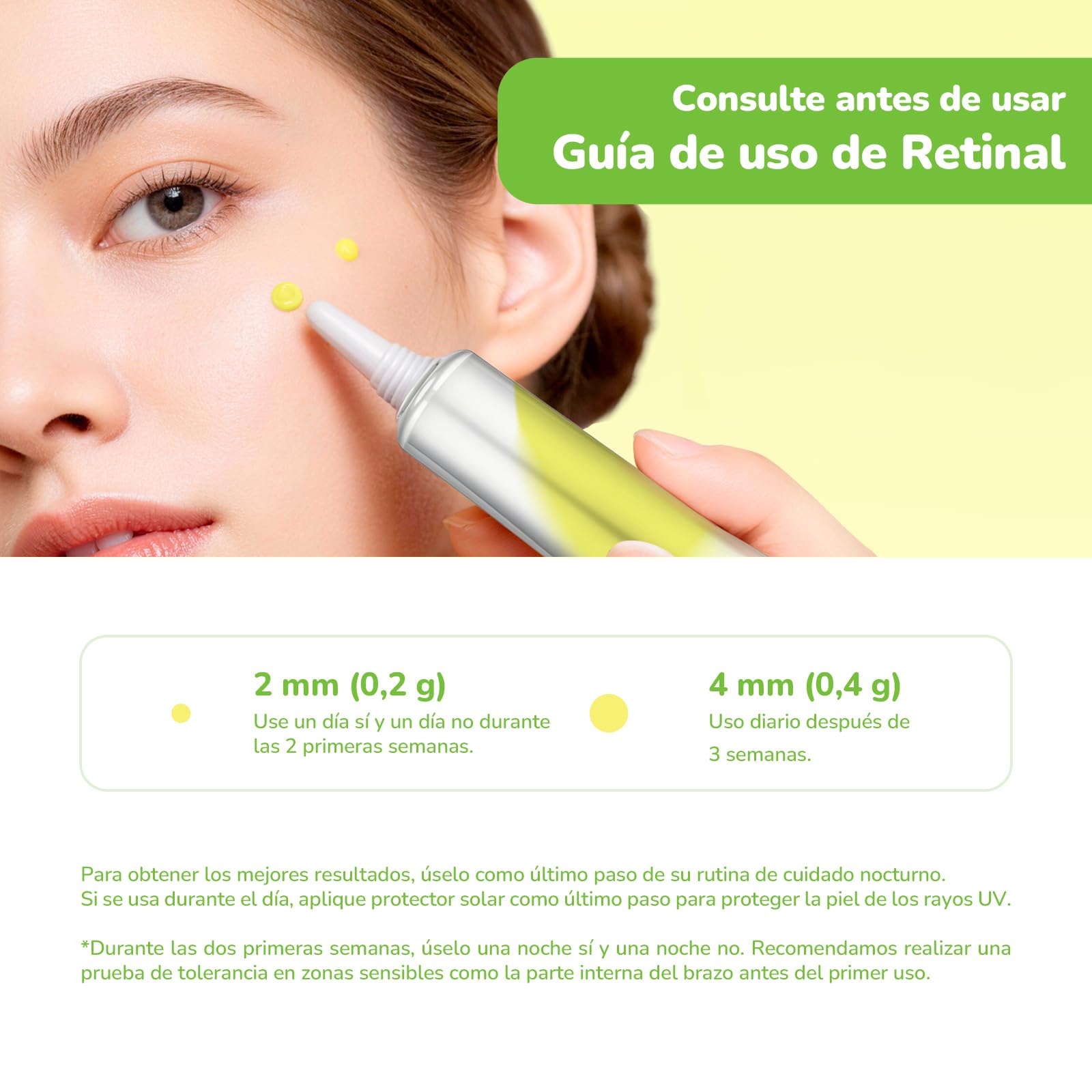 Sérum de Retinol con Retinal Booster, Niacinamida, Pantenol y Péptidos – Skin Care Antimanchas y Antiarrugas, Ayuda a Mejorar la Apariencia de Poros y Ojeras — view 9