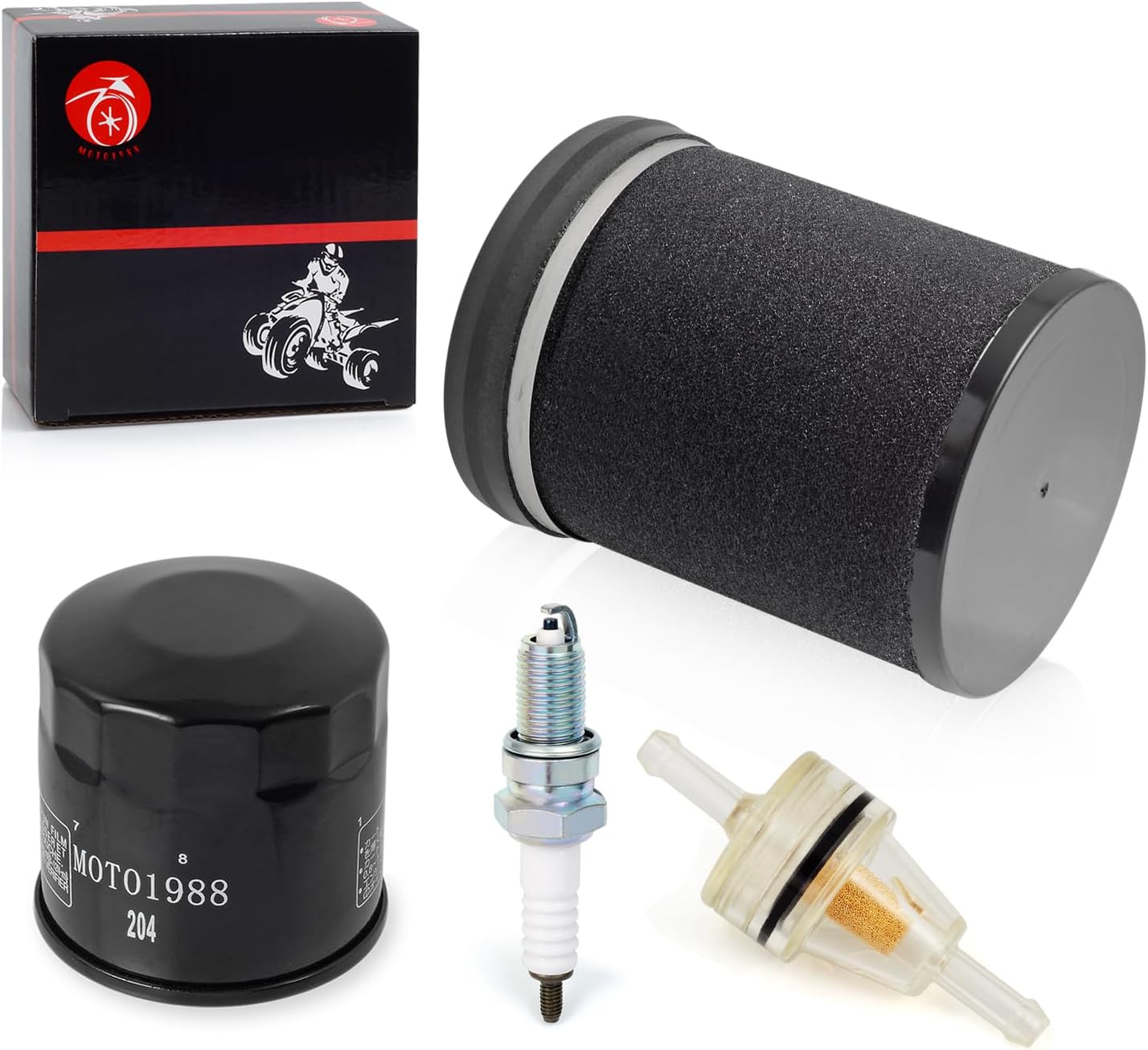 Air Filter Oil Filter Spark Plug For Kawasaki Prairie 360 KVF360 2x4 4x4 2003-2013 11013-1292