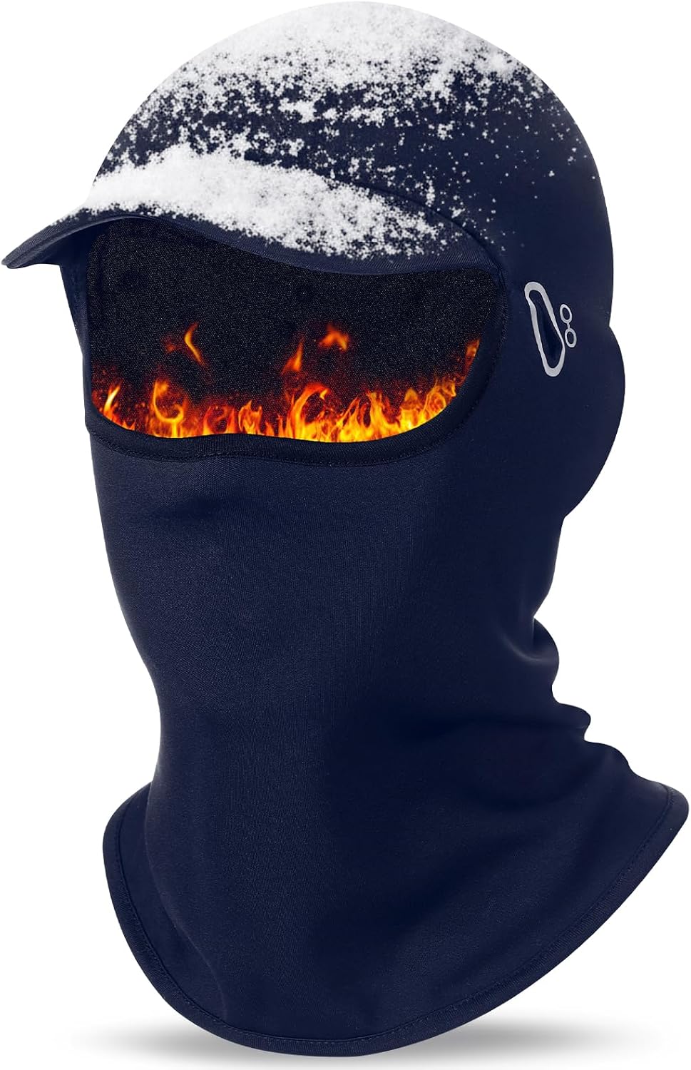 Shihanee Winter Balaclava with Brim Helmet Liner Full Face Ski Mask Windproof Thermal Winter Hat Neck Gaiter for Men Women