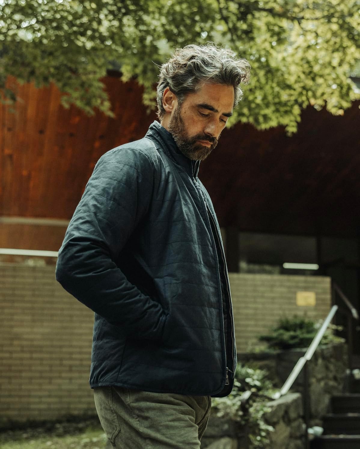 Huckberry Flint and Tinder York Quilted Waxed Jacket, Mens Coat - Image 6