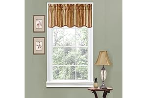 Traditions by Waverly Antique Stripe Cotton Valance for Windows