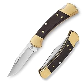 Buck Knives 112 Ranger Hunting Knife, 3 Blade, Loc..