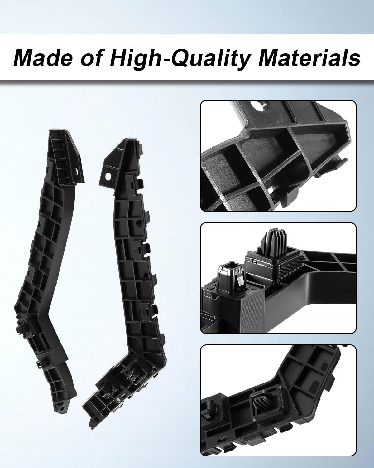 Front Bumper Bracket Retainer Fit for Acura TLX 2015 2016 2017 Replace 71193-TZ3-A00, Left and Right Side, 1 Pair