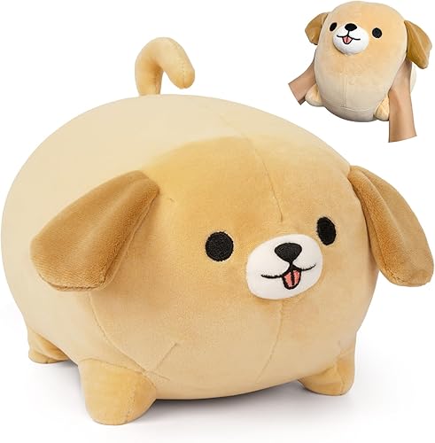 Almohada de felpa para perro, juguete de peluche de cachorro de 8 pulgadas, bonita almohada suave de Labradoodle para abrazar, San Valentín, Gato