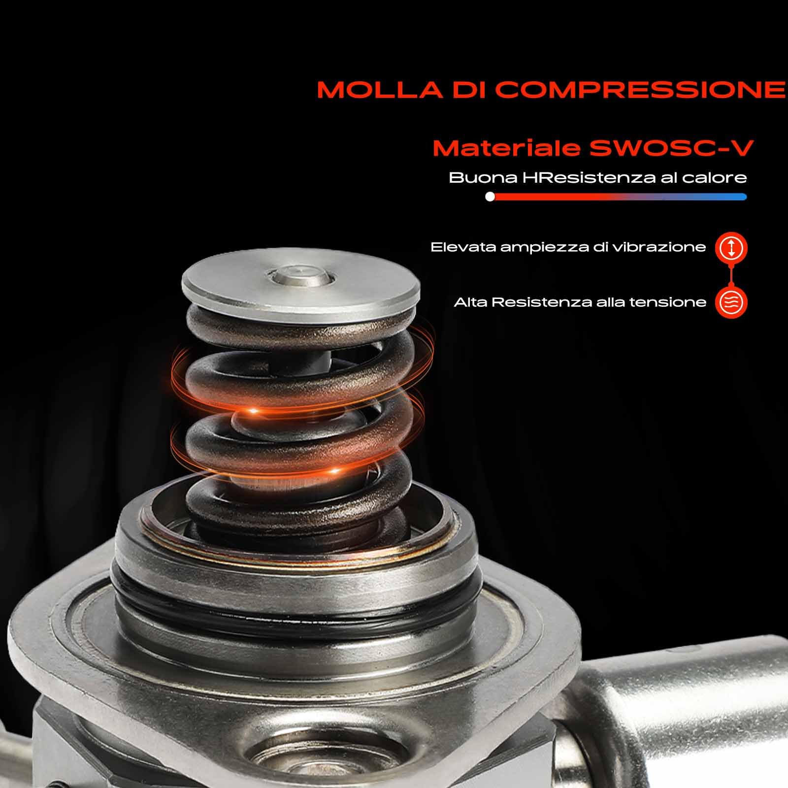 Frankberg Pompa del carburante ad alta pressione Compatibile con Ecosport 1.0L Focus III Turnier 1.0L Fiesta VII HF HJ 1.0L Fiesta VI CB1 CCN 1.0L B-Max JK 1.0L Replace# HM10035
