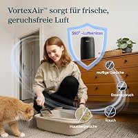 LEVOIT Core Mini fekete légtisztító HEPA szűrővel, aromaterápiás funkcióval, hálószobához 4