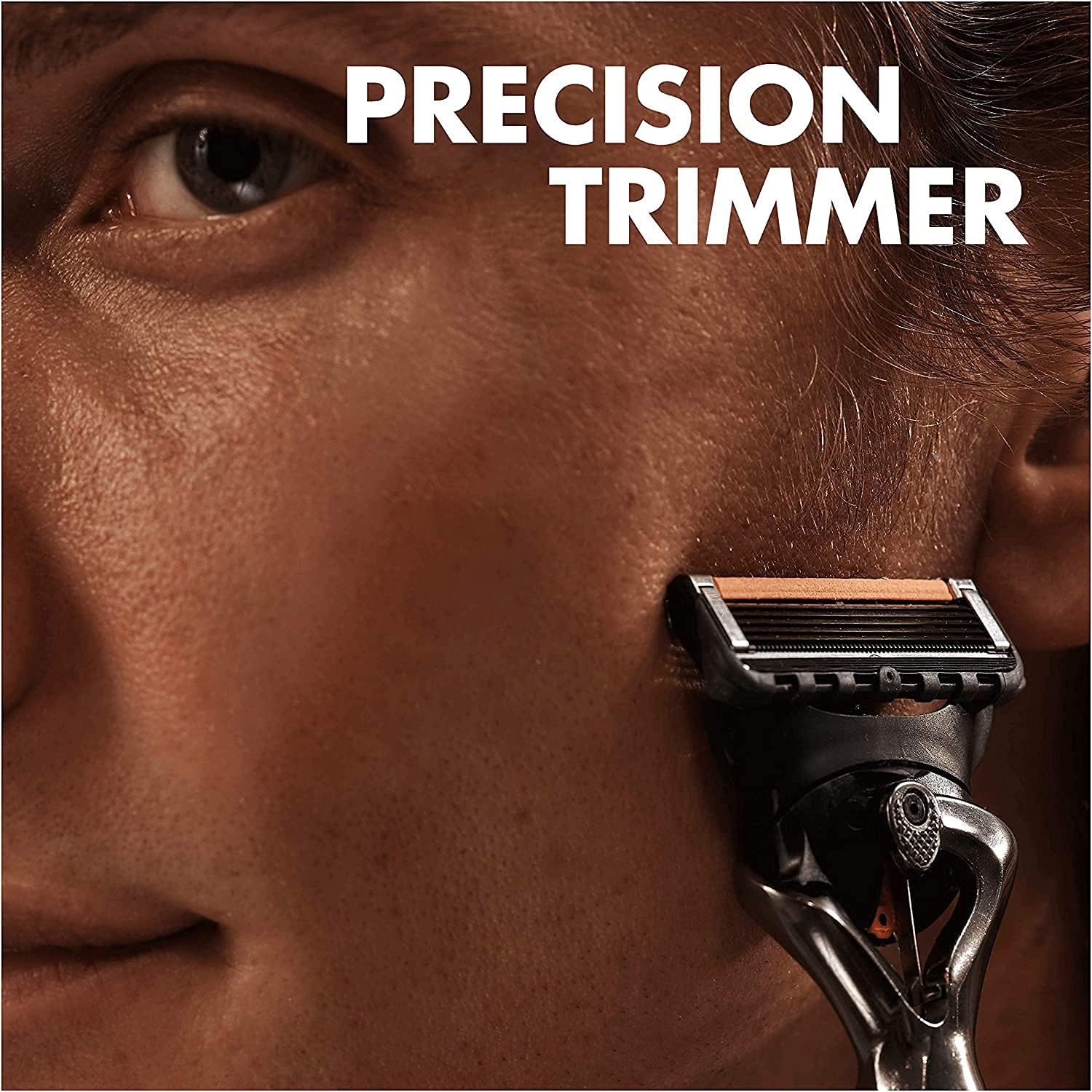 Gillette ProGlide Razor Blades Men Pack of 8 Razor Blade Refills with Precision Trimmer, 5 Anti-Friction Blades