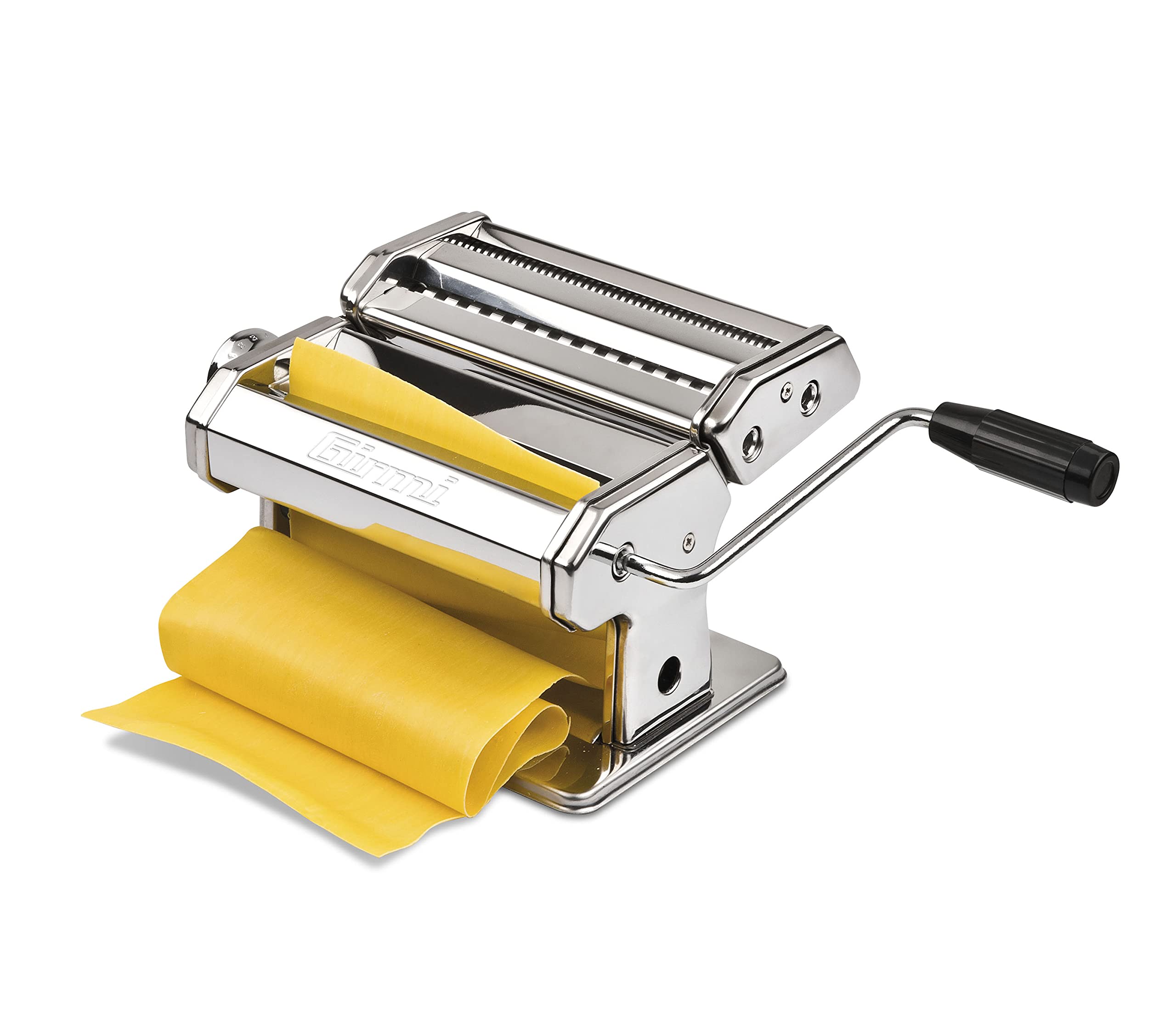 Girmi IM91 Elektrische Nudelmaschine 90 W 5 Pastaformen 2 Geschwindigkeitsstufen Pulse-Funktion Edelstahlgehäuse