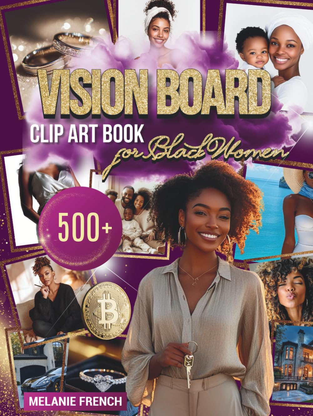 Livre de clip art pour vision board afin de surmonter le manque d'inspiration